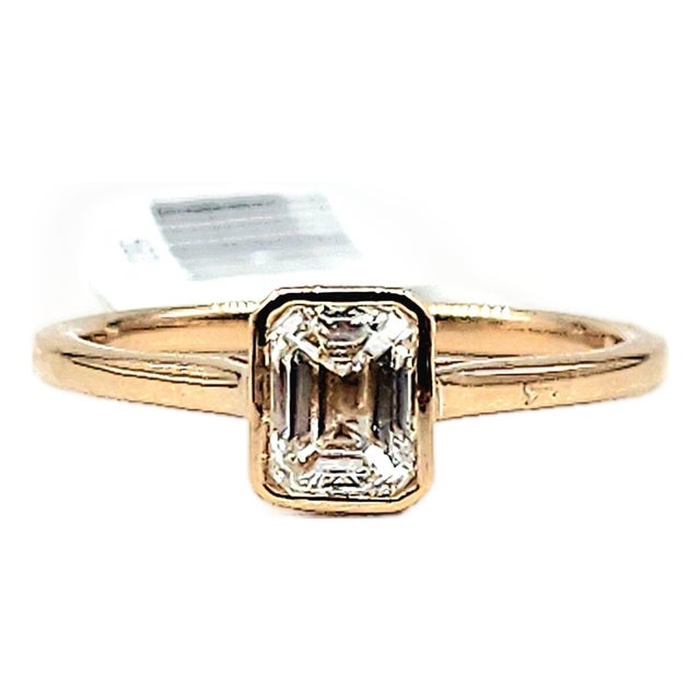 0.70 Ct Diamond Ring Size 6.5 For Sale