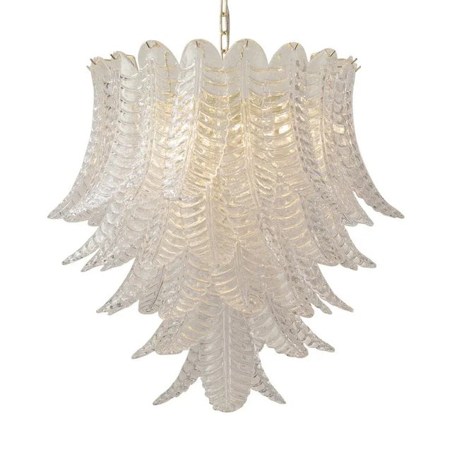 A great classic of italian vintage design and at the same time a magnificent contemporary glass chandelier in murano mid-...