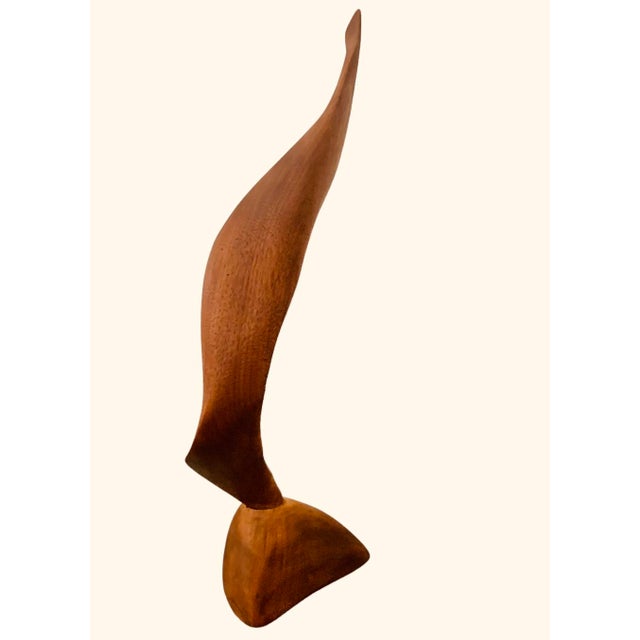 1960s 1960s Signed Emil Milan Wood Sculpture For Sale - Image 5 of 8