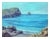 Baja, California landscape painting by Theron Trombeau (American, 1911-1979). Presented in a giltwood frame. Signed...