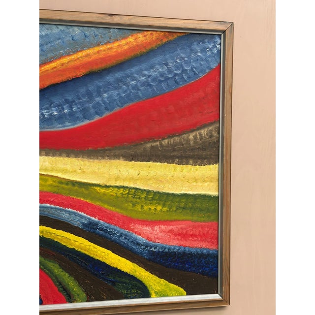R. C. Reyes, Fantasia/Färg, 1990s, Oil on Canvas, Framed For Sale - Image 10 of 18