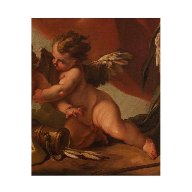 Gaspare Diziani, Cupids at Play, Oil on Canvas, 18th Century, Framed For Sale - Image 4 of 10