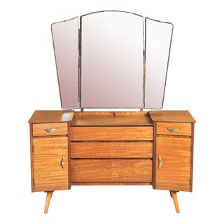 Mid-Century Teak Dressing Table by Butilux, 1960s. For Sale