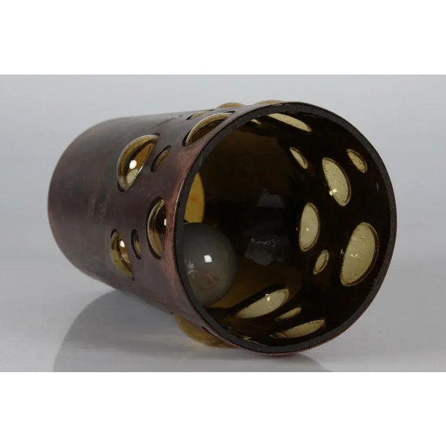 Mid-Century Modern Wabi Sabi Amber Color Glass from Raak, 1960s For Sale - Image 3 of 7