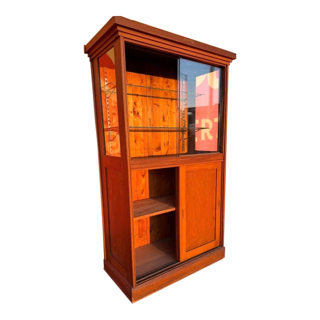 Antique Duluth Mercantile Cabinet For Sale