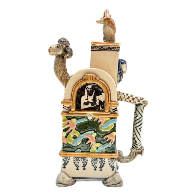 Ron Carlson, "Camel Head With Egyptian Imagery Teapot" 2026 For Sale