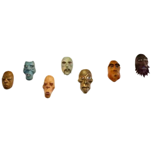 Scott Thewes Hand Made Masks - Set of 7