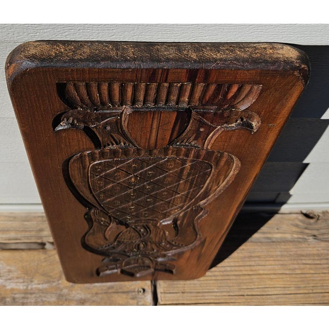 Speculaasplank Mold - Antique Dutch Hand-Carved Cookie Mold for Gingerbread/Speculaas For Sale In Chicago - Image 6 of 10