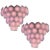 Pink Murano Glass Disc Chandelier, Italy, 1970s For Sale - Image 9 of 15