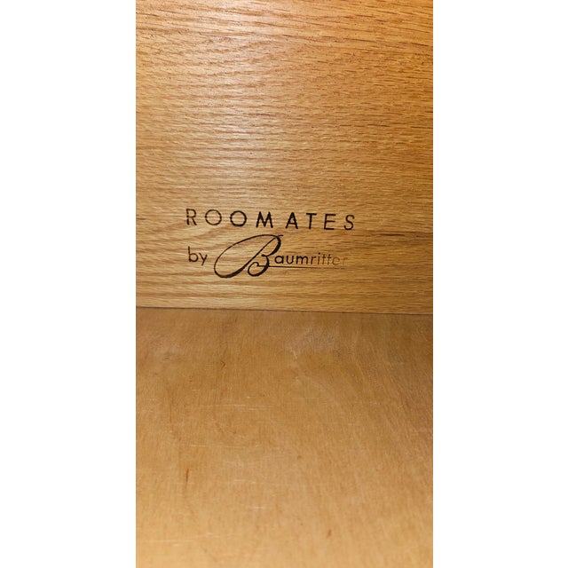 Fully Restored Mid-Century Modern Baumritter "Roommates" 4-Drawer Tall Chest For Sale - Image 11 of 12
