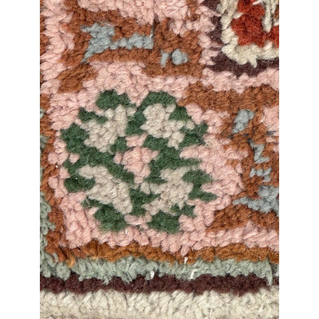 Antique Moroccan Oushak Style Rug, 1920s For Sale - Image 13 of 17