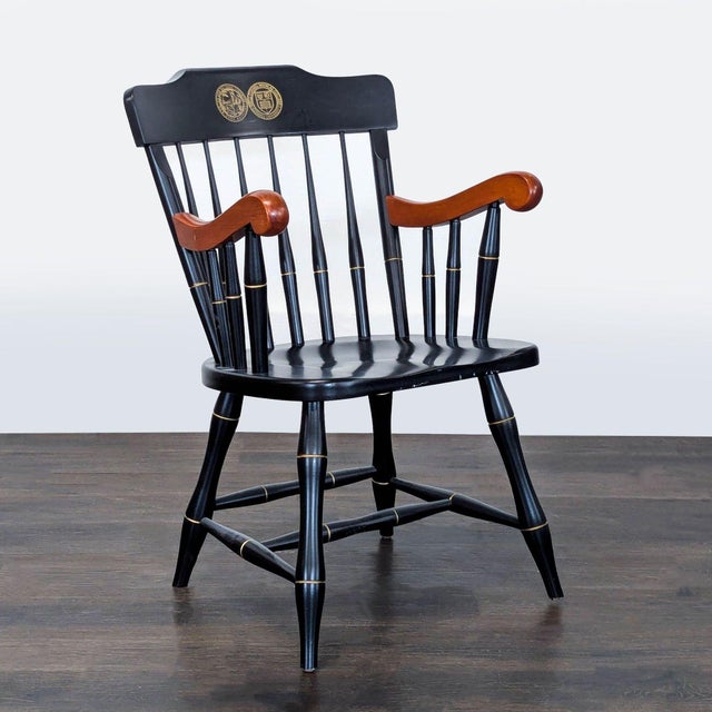 Traditional Weill Cornell Medical College Personalized Obgyn Residency Windsor Chair For Sale - Image 3 of 10