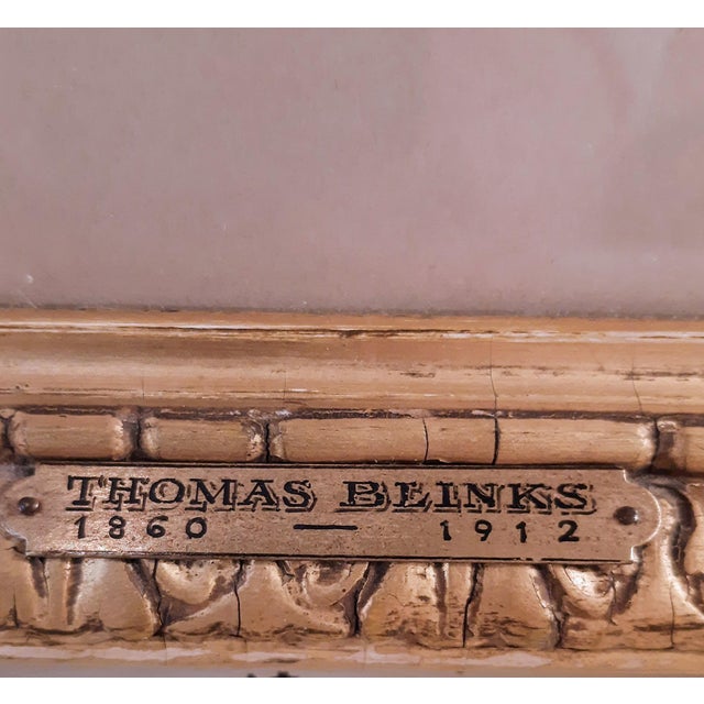 Original Thomas Blinks Watercolor Equestrian Horse Hunt Dogs Painting For Sale - Image 9 of 18