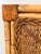 1970s Vintage British Colonial Coastal Bamboo, Rattan, and Leather Bulletin Board For Sale - Image 5 of 12