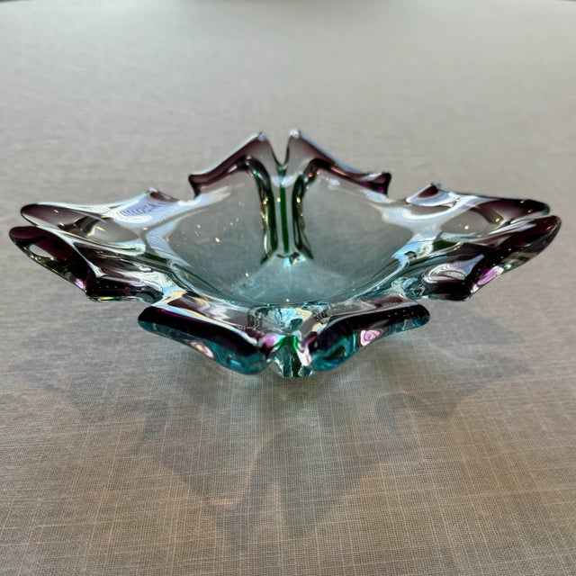 1960s Mid-Century Art Glass Bowl For Sale - Image 10 of 12