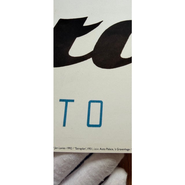 Jan Lavies (1902-2005), “Tatraplan” 1951, I.o.v Auto Palace S’ Gravenhage, Copyright Jan Lavies 1992, Printed in Holland. For Sale - Image 4 of 11