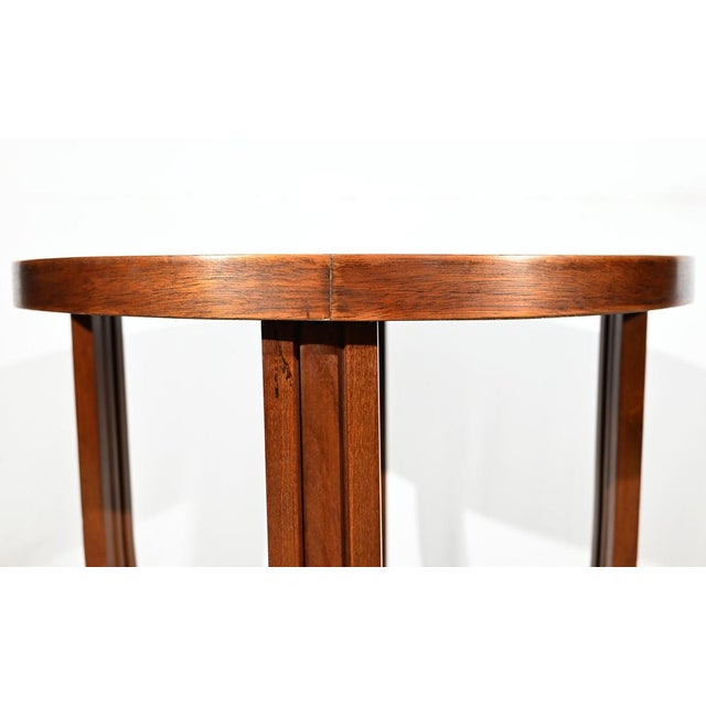 Brown Art Deco Side Table, 1940 For Sale - Image 8 of 18