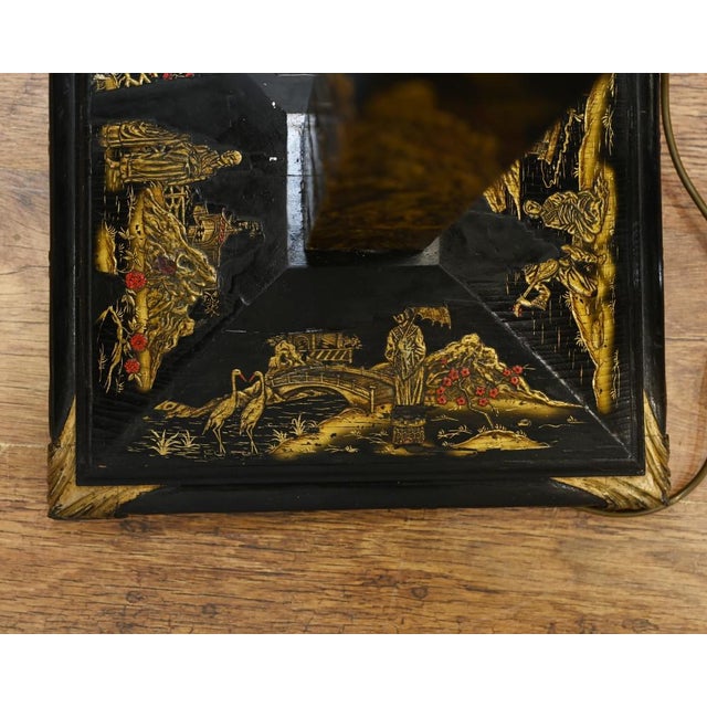 Edwardian Lacquered Chinoiserie Floor Lamp, 1890s For Sale - Image 10 of 12