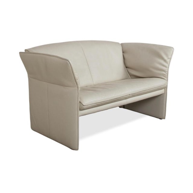 JR 2700 2-Seater Sofa and Lounge Chair Cream Leather from Jori, Set of 2 For Sale - Image 9 of 18