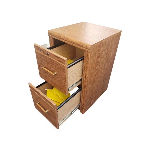 TwoDrawer Locking Filing With BuildIn Hanging File Folder