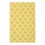 5x8 Yellow Flat Weave Wool Ogee Lattice Geometric Modern Carpet Rug For Sale