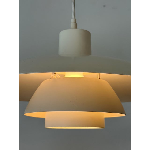 White White PH 4/3 Pendant Lamp by Poul Henningsen for Louis Poulsen, Denmark, 1960s For Sale - Image 8 of 18