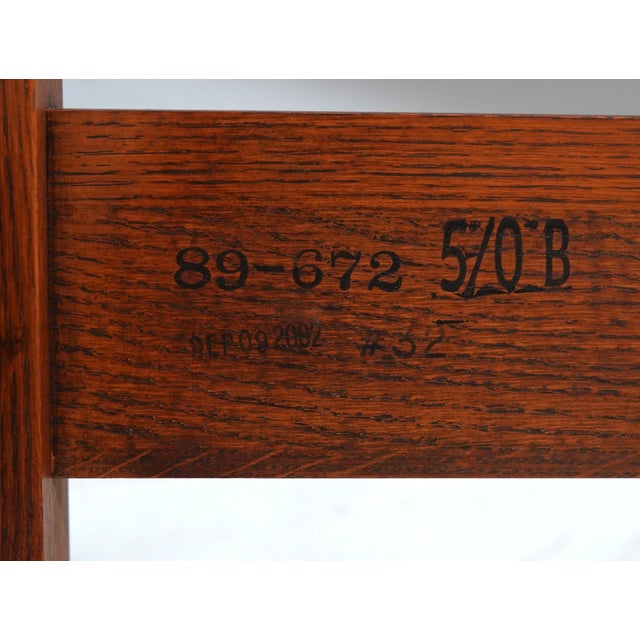 Stickley Harvey Ellis Queen Size Mission Oak Bed For Sale - Image 17 of 17