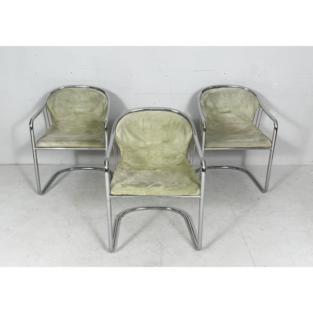 1970s Vintage Cantilever Chairs by Gastone Rinaldi for Rima, 1970s, Set of 4 For Sale - Image 5 of 18