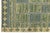 Modern Swedish-Style Flatweave Wool Rug – Moss Green & Slate Blue Geometric Grid For Sale - Image 4 of 10