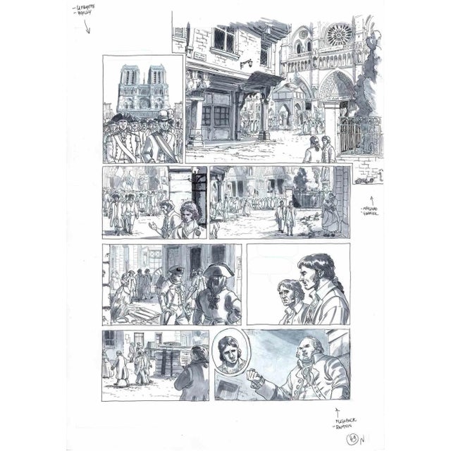 This work entitled "The bridge of discord" is a comic board belonging to the graphic novel published by Glènat Edition in...