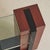 Black Vintage Italian Wood and Black Lacquer Console with Glass Top For Sale - Image 8 of 11