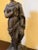 Mid 20th Century Large Neoclassical Allegorical Figure With Tragedy Mask, Bronze-Finished Spelter Sculpture For Sale - Image 13 of 18