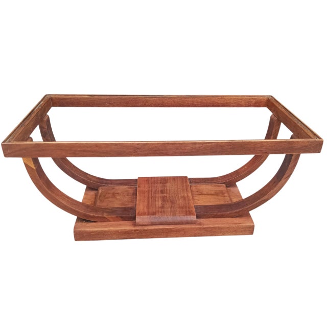 Elevate Your Living Space With a True Masterpiece of 1920s Art Deco Design Mahogany Coffee Table. For Sale In Raleigh - Image 6 of 10