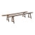 19th Century French Pair of Solid Oak Farmhouse Benches For Sale