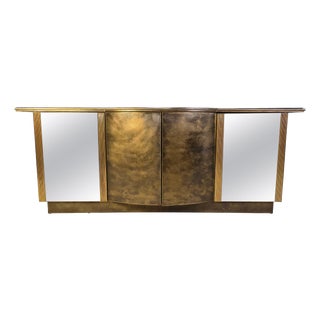 Brass Credenza from Belgochrom, 1980s For Sale