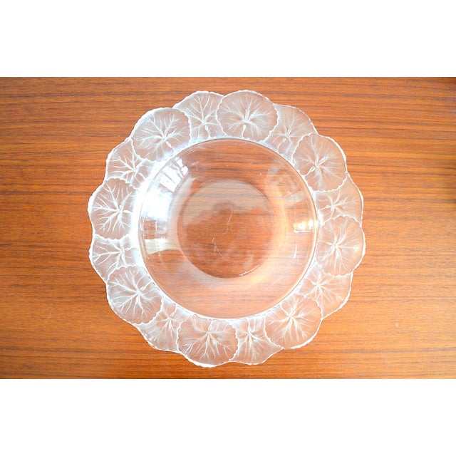 Vintage Glass Bowl by Rene Lalique, 1960s For Sale - Image 9 of 9