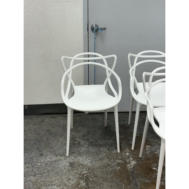 In the Style of Kartell Masters Dining Chairs, Set of Four For Sale - Image 9 of 12