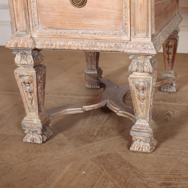 English Carved Desk in Pine For Sale - Image 4 of 16