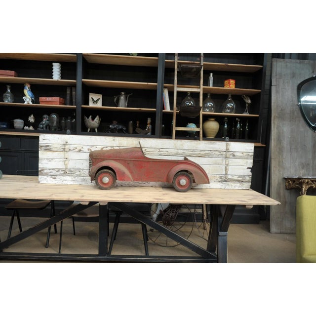 Sheet Metal Toy Car Sign, 1930s For Sale - Image 9 of 9