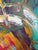 Original Contemporary Abstract Expressionist Mixed Media Painting on Canvas For Sale - Image 9 of 12