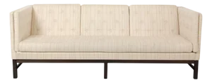 Ej-315 3-Seater Sofa in White Wool by Erik Jørgensen, 1970s