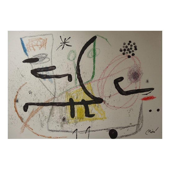 Joan Miro: Maravillas Con Variations Acrosticas 9, Original Signed Lithograph For Sale