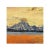 Vintage Oil on Canvas Painting Western American Landscape, Framed. Featuring a mountain range, and desert in the...