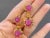 Bochic "Orient" Vintage Ruby & Multi Sapphire Earrings Set In 18K Gold & Silver For Sale - Image 9 of 18