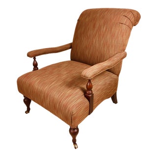 Baker Furniture Milling Road Collection Edwardian Style Club Chair For Sale