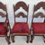 Brown Antique English Oak Tudor Jacobean Dining Chairs 1930's Set of 4 For Sale - Image 8 of 18