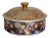 1800s Gold Imari Hand Painted Round Covered Dish For Sale