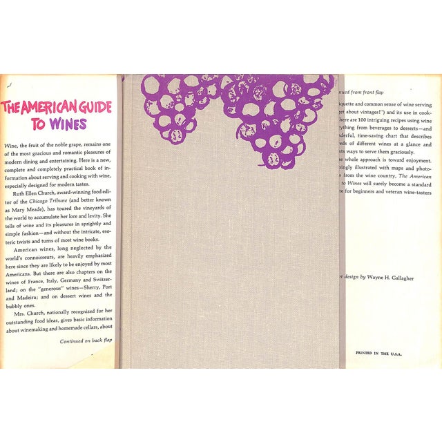 Traditional "The American Guide to Wines" 1963 Church, Ruth Ellen For Sale - Image 3 of 11