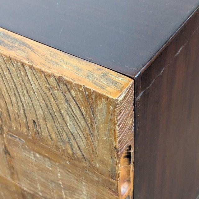 Wood Two Drawer Wood Nightstand For Sale - Image 7 of 9