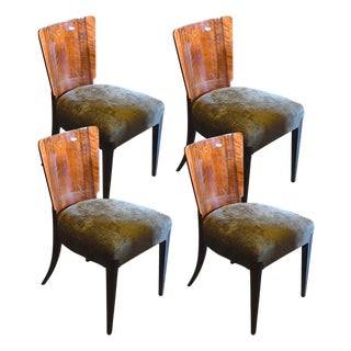 H-214 Chairs by Jindřich Halabala, Czechoslovakia, 1950s, Set of 4 For Sale